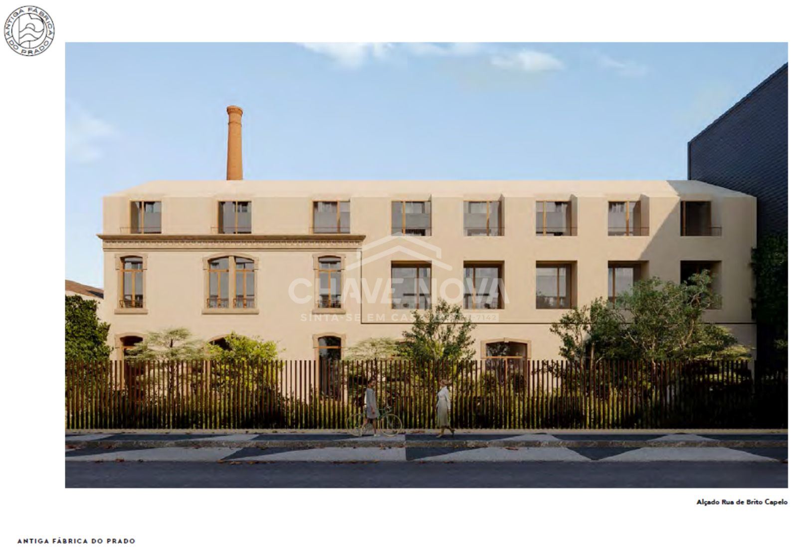 Apartamento T3 com jardim – Empreendimento de Luxo “A Antiga Fábrica do Prado”, Matosinhos Sul.