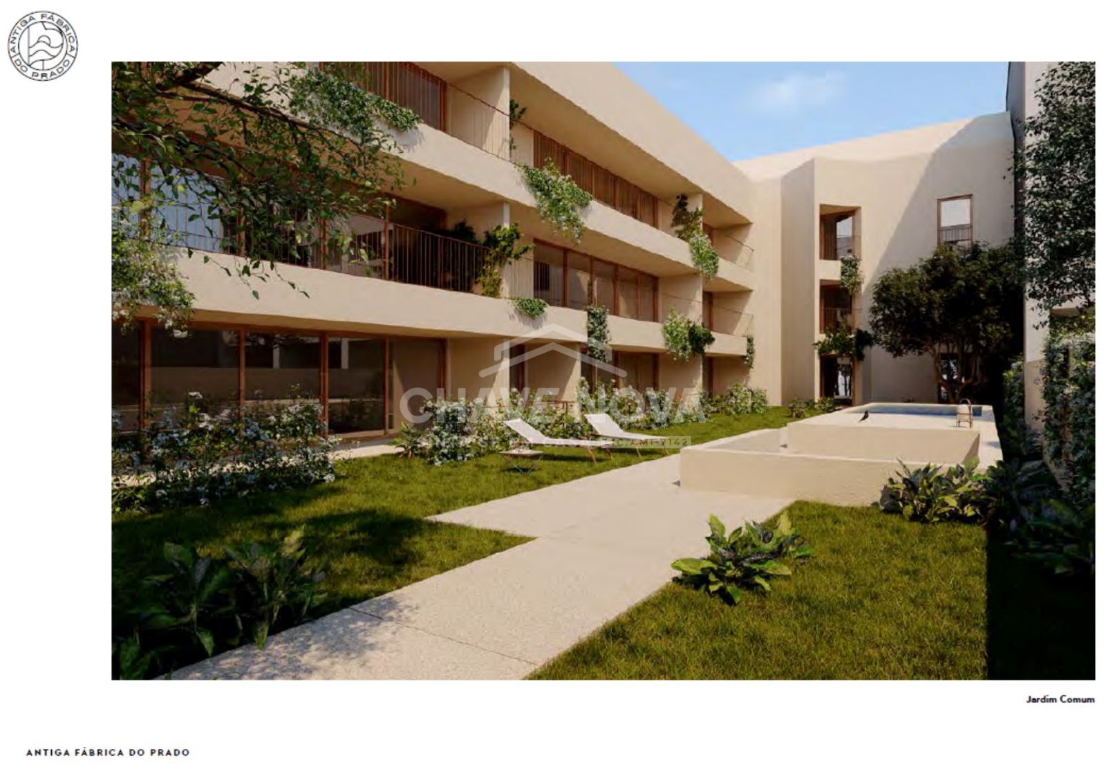Apartamento T3 com jardim – Empreendimento de Luxo “A Antiga Fábrica do Prado”, Matosinhos Sul.