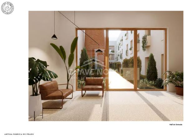 Apartamento T3 com jardim – Empreendimento de Luxo “A Antiga Fábrica do Prado”, Matosinhos Sul.