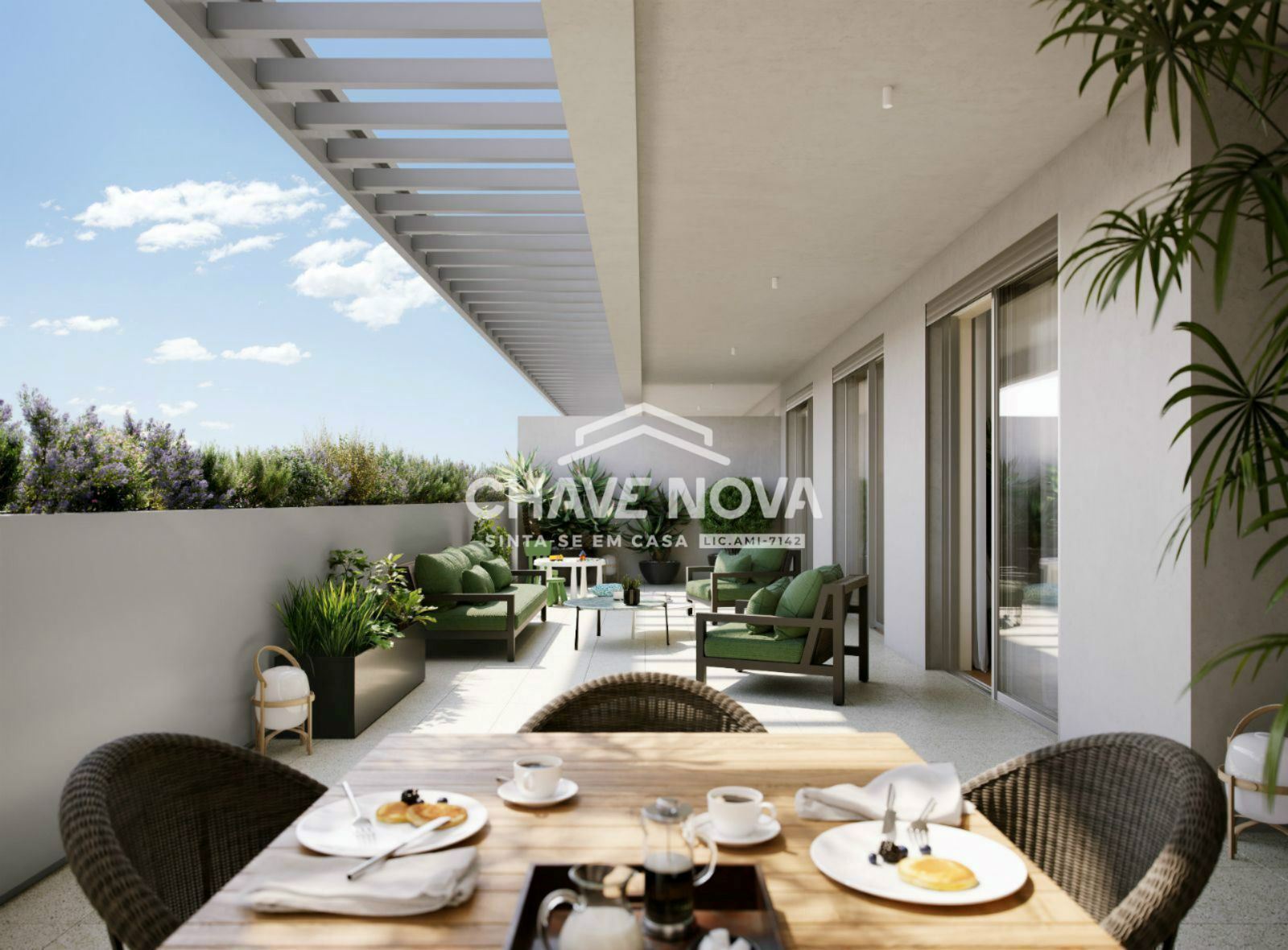 Apartamento T3 c/  varanda- Verde Vale Maia