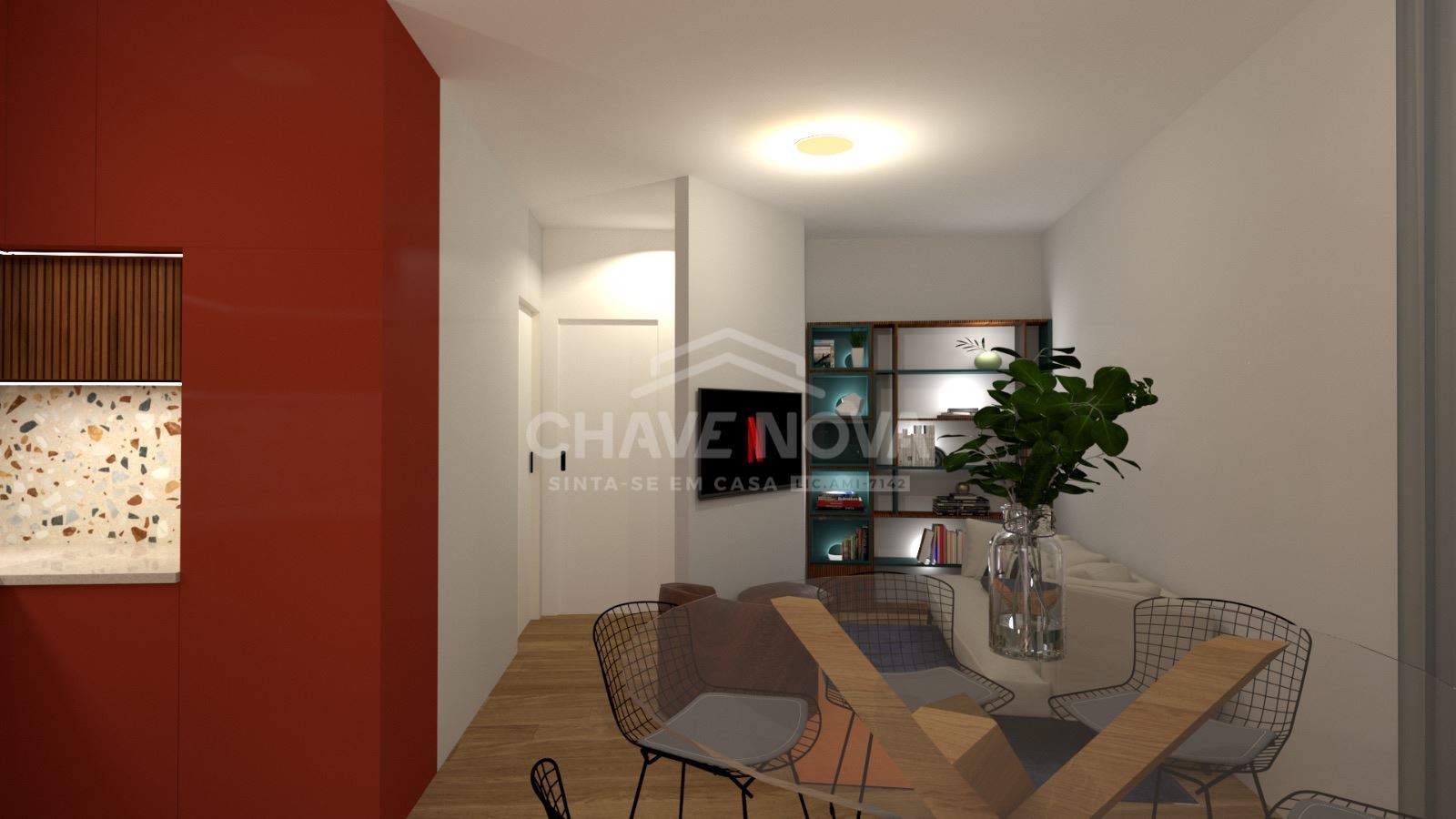 Moradia T2 Remodelada  São Caetano Vilar Paraiso 