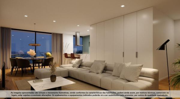 Apartamento T2 Novo c/ Lugar de Garagem e Arrumos em Santa Marinha (Coimbrões)