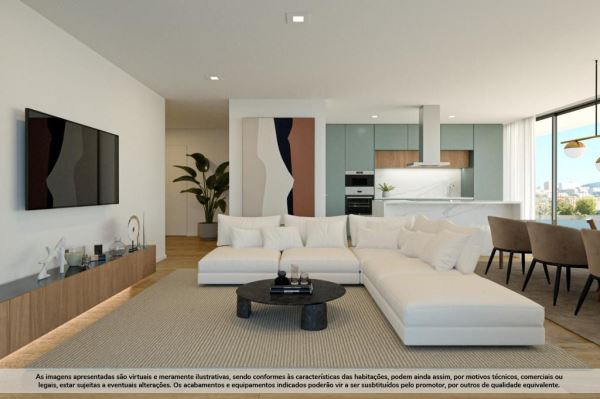 Apartamento T2 Novo c/ Lugar de Garagem e Arrumos em Santa Marinha (Coimbrões)