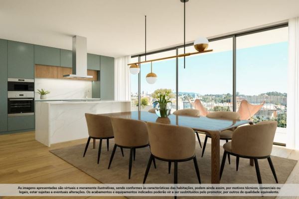 Apartamento T2 Novo c/ Lugar de Garagem e Arrumos em Santa Marinha (Coimbrões)
