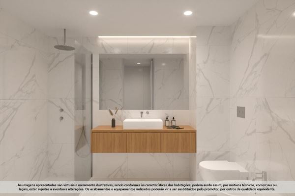 Apartamento T2 Novo c/ Lugar de Garagem e Arrumos em Santa Marinha (Coimbrões)
