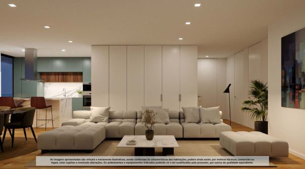 Apartamento T2 Novo c/ Lugar de Garagem Duplo e Arrumos em Santa Marinha (Coimbrões)