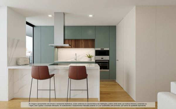 Apartamento T2 Novo c/ Lugar de Garagem Duplo e Arrumos em Santa Marinha (Coimbrões)