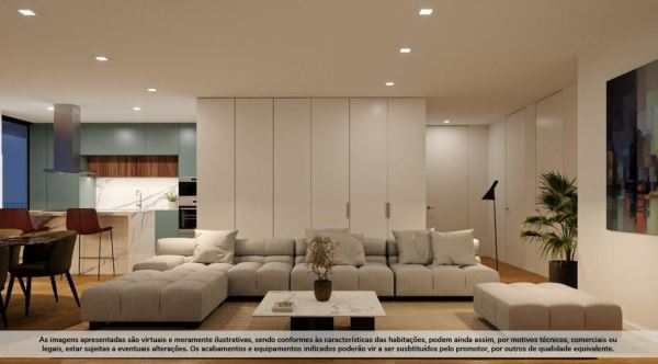 Apartamento T2 Novo c/ Lugar de Garagem Duplo e Arrumos em Santa Marinha (Coimbrões)