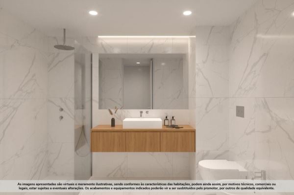 Apartamento T2 Novo c/ Lugar de Garagem Duplo e Arrumos em Santa Marinha (Coimbrões)