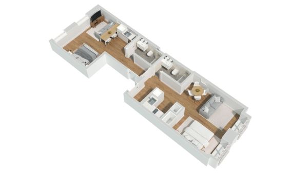 T1 (T0 + T0) - LUXO EMPREENDIMENTO FERVENÇA PLACE (Junto Ponte D. Luís I, a Sé e as Caves do Vinho do Porto)