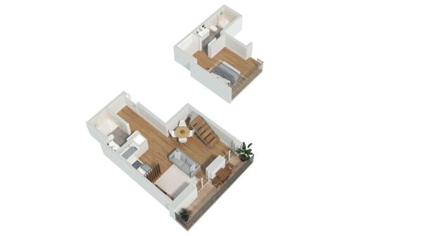 LOFT T1 - LUXO EMPREENDIMENTO FERVENÇA PLACE (Junto Ponte D. Luís I, a Sé e as Caves do Vinho do Porto)