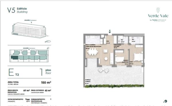 T2 NOVO no Empreendimento Verde Vale -Terraço e Lugar de Garagem - ao Metro Parque Maia T2 NOVO no Empreendimento Verde Vale -Terraço e Lugar de Garagem - ao Metro Parque Maia