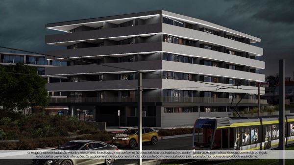T1 Novo c/ Lugar de Garagem no Empreendimento Douro Heritage II