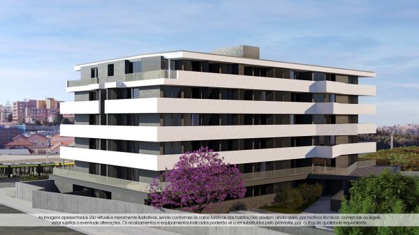 T1 Novo c/ Lugar de Garagem no Empreendimento Douro Heritage II