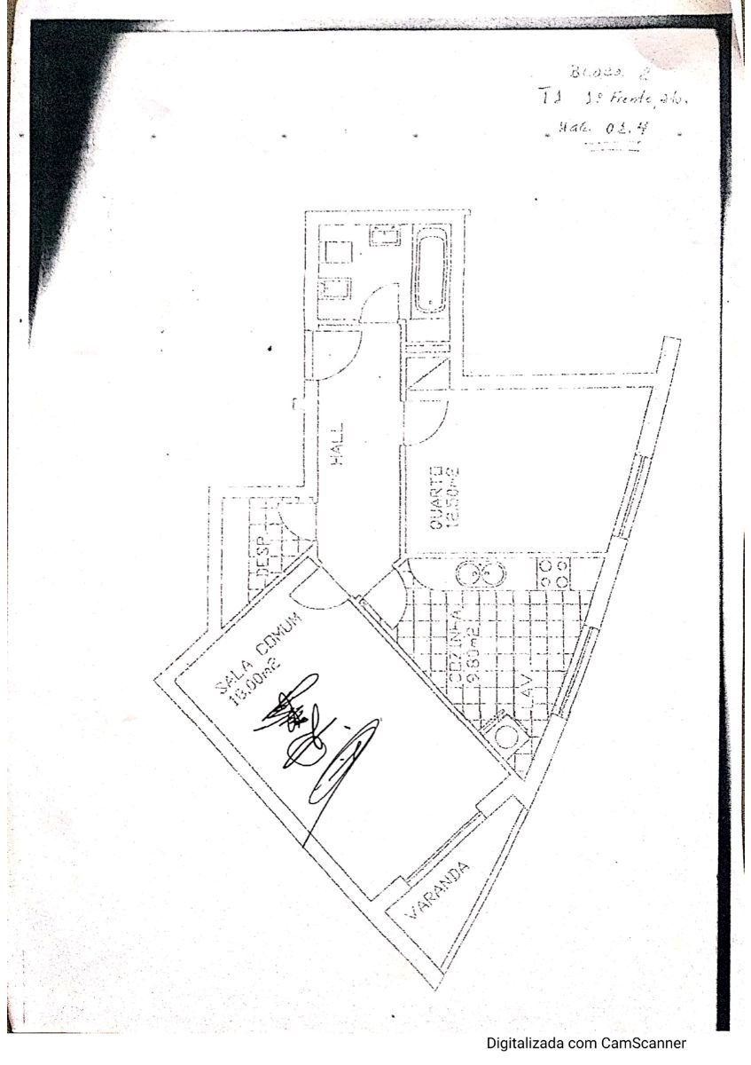 Apartamento T1 para Arrendamento em Canidelo