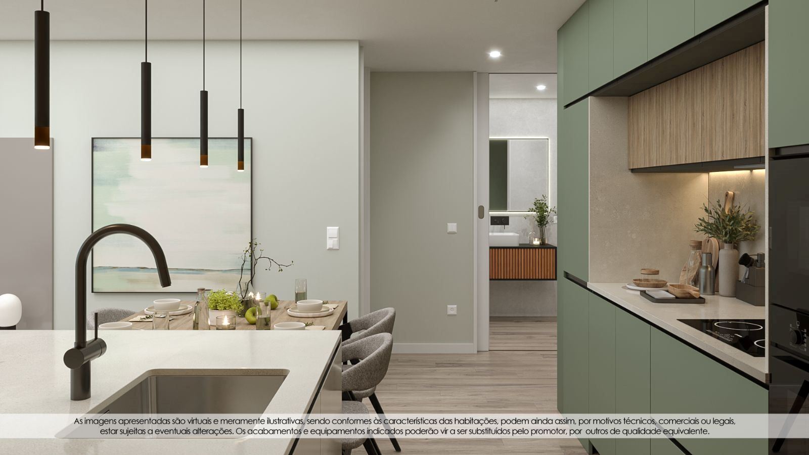 Apartamento T1 para Venda em Mafamude e Vilar do Paraíso