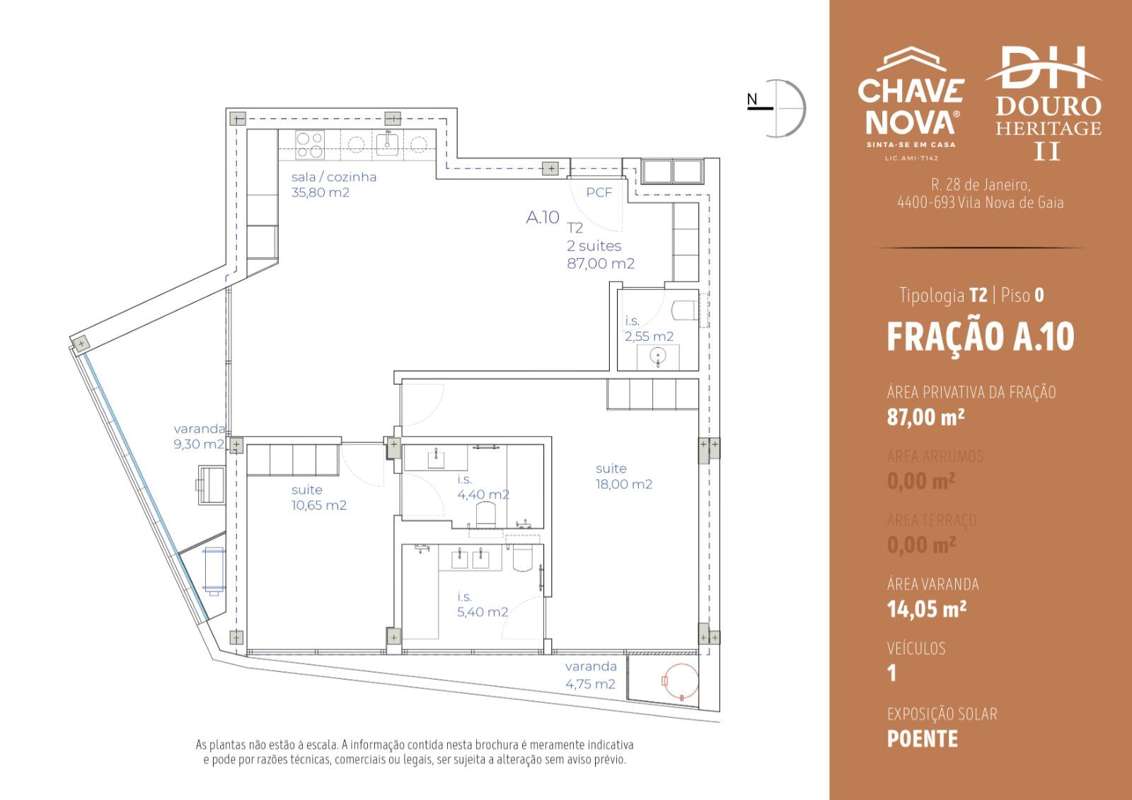 Apartamento T2 para Venda em Arcozelo