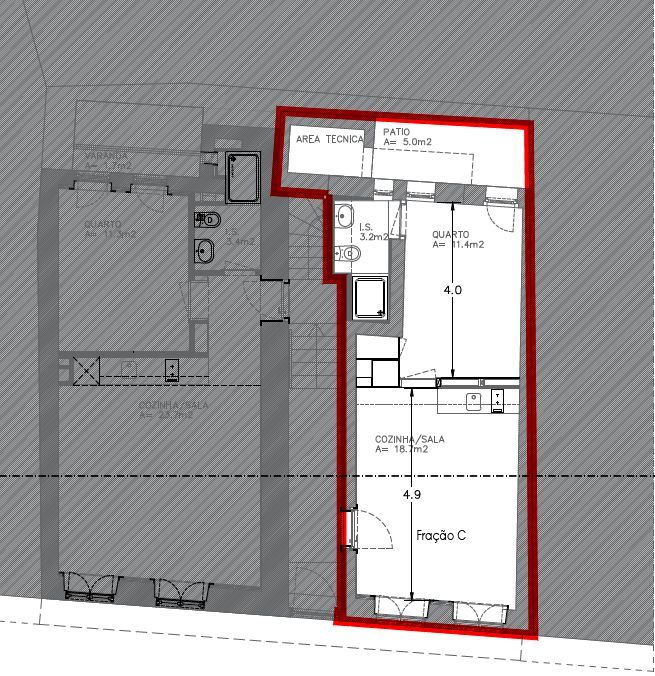Apartamento T1 para Venda em Cedofeita, Santo Ildefonso, Sé, Miragaia, São Nicolau e Vitória