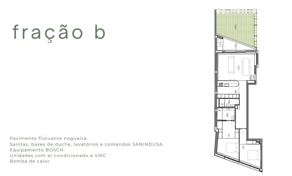 Apartamento T2 para Venda em São Bernardo