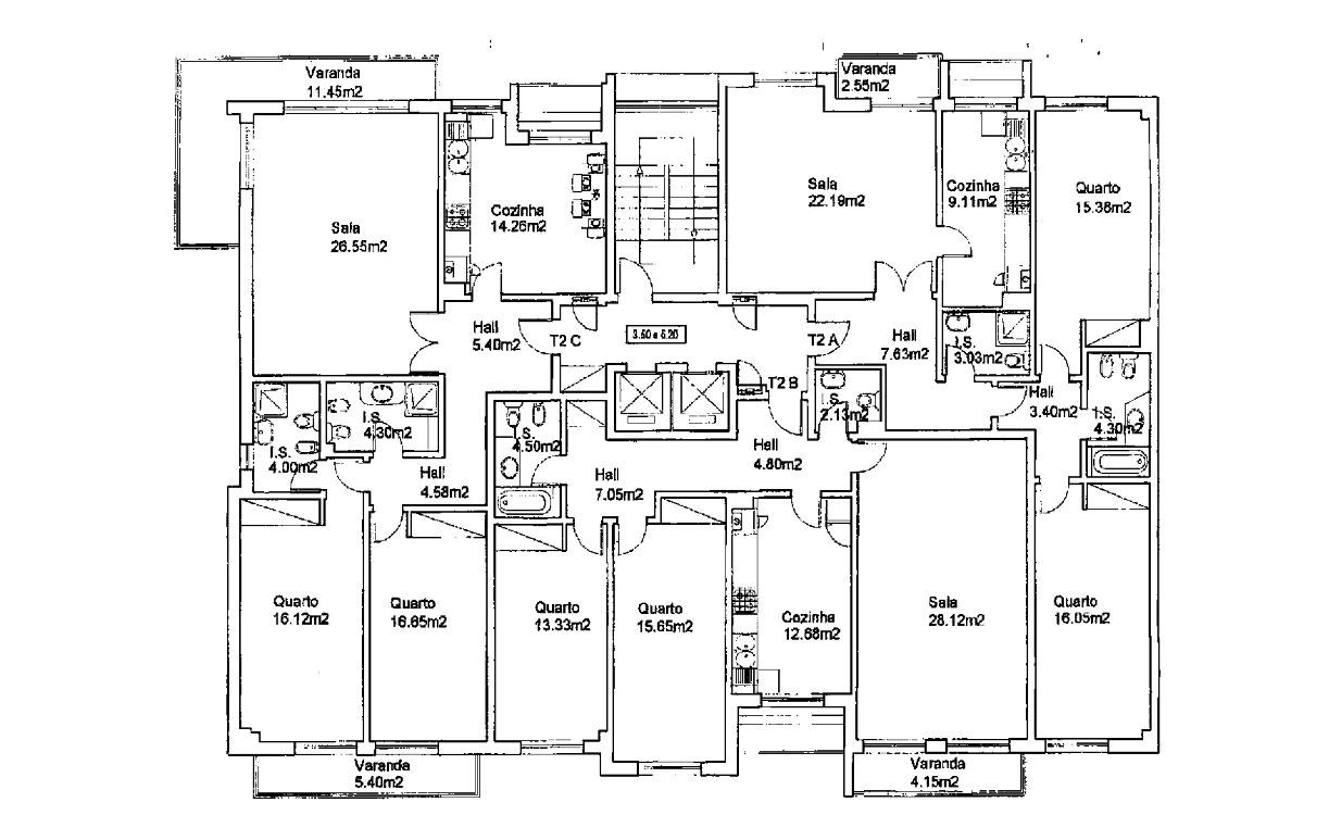 Apartamento T2 para Venda em Loule (São Clemente)