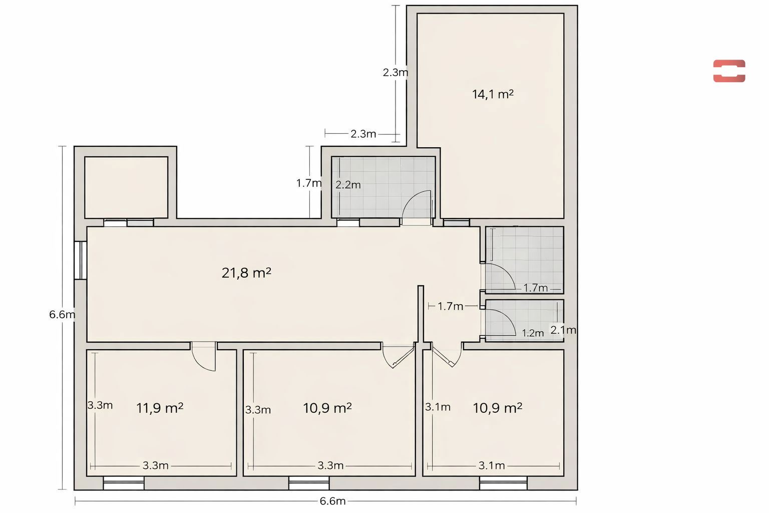 Apartamento T3 para Arrendamento em Samouco