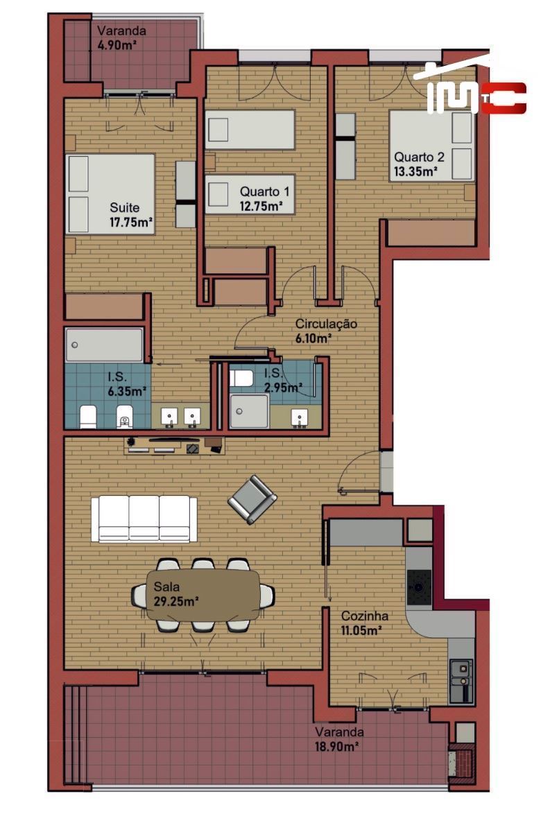Apartamento T3 para Venda em Montijo e Afonsoeiro